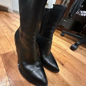 & Other Stories Black Leather Women's Boots